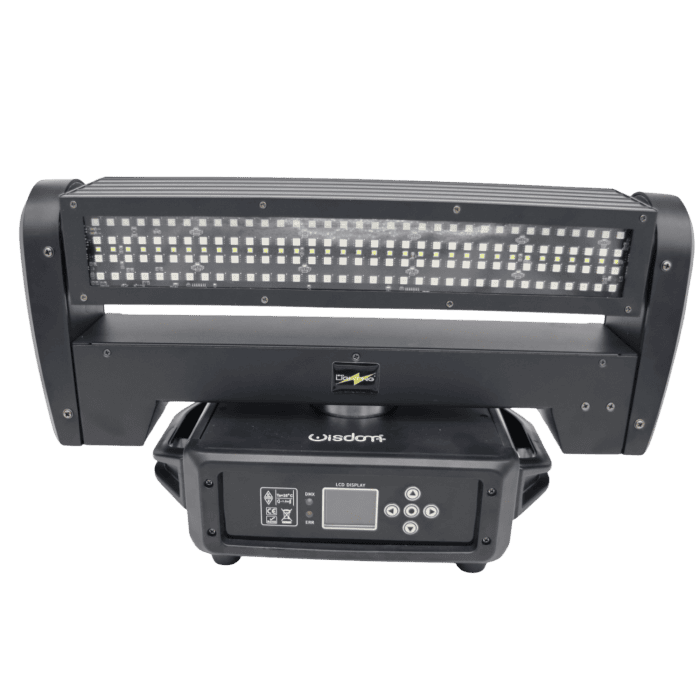 4 Barre LED Blade 2i 6x40W RGBW 4in1 con fascio Beam PixelStrobo Flightcase WISDOM Top Line Pro 3