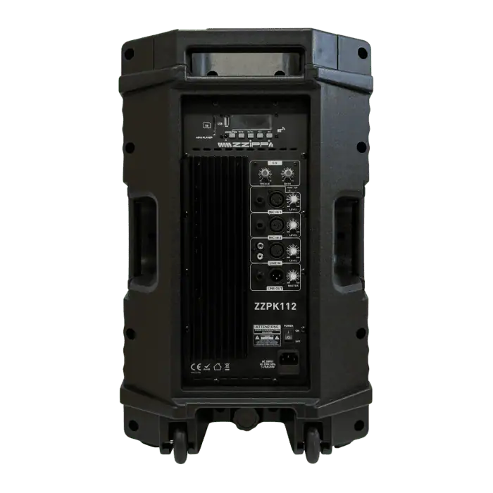 Cassa Acustica Professionale ZZIPP ZZPK112 Diffusore Attivo Con MP3 E Bluetooth 2