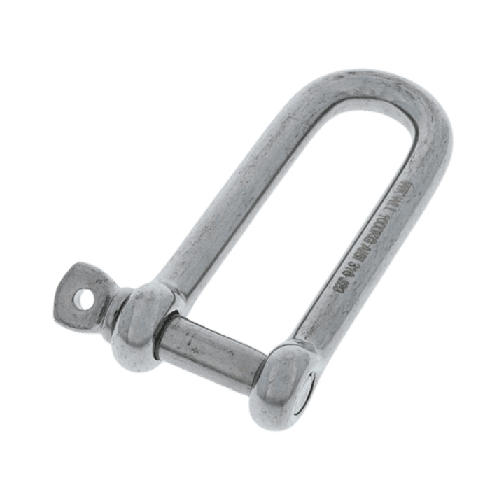 Grillo Anello A Forma D Shackle HA1 In Acciaio Inossidabile 10 Ton Per Fissaggio Carichi