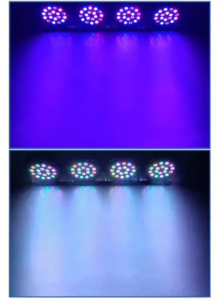 Par LED RGB 18X3W Light 18 LED Colorful - immagine 6