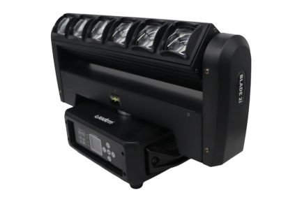 4 Barre LED Blade 2i 6x40W RGBW 4in1 con fascio Beam Pixel/Strobo Flightcase WISDOM Top Line Pro