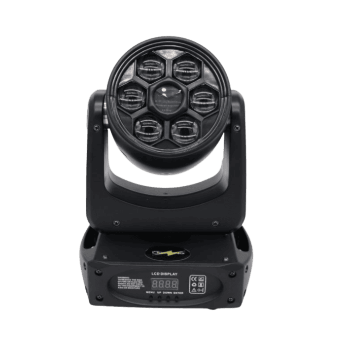 Mini Testa Mobile RGBW 150W Little Bee Fascio Spot Pattern E Gobos Centrale 2