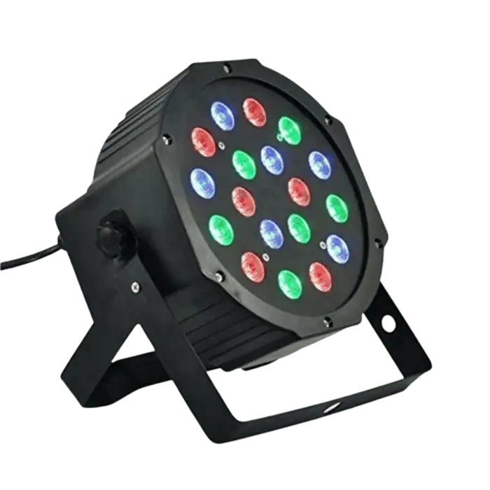 Par LED RGB 18X3W Light 18 LED Colorful 1