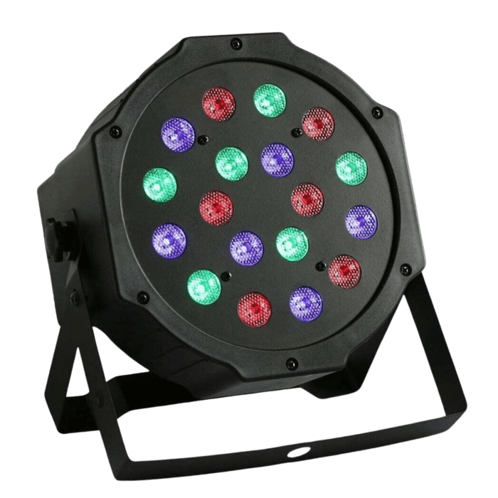 Par LED RGB 18X3W Light 18 LED Colorful 2
