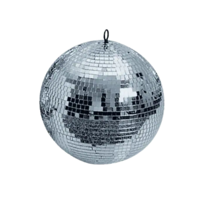 Sfera A Specchio MirrorBall 75cm Di Diametro Con Occhiello Di Sicurezza