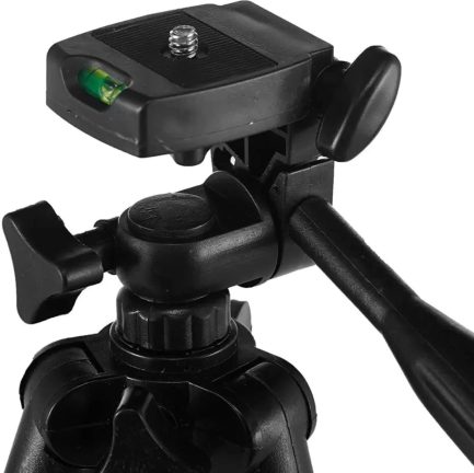 Treppiedi Professionale per Macchine Fotografiche e Smartphone Supporto per Foto e Video Regolabile 1 mt in altezza - immagine 4