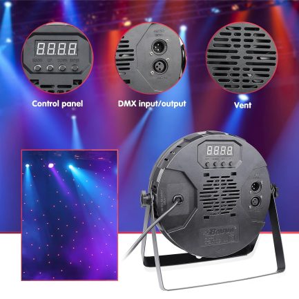 Par LED New RGB 60 Mini LED Full Color Par Light - immagine 8