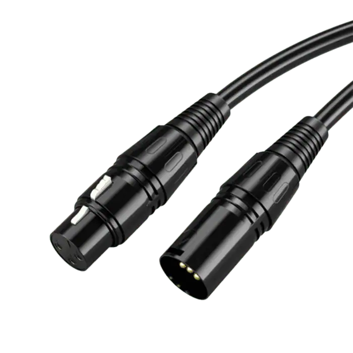 Cavo DMX Bilanciato Da 15 Mt Professionale Connettore MaschioFemmina A 3 Pin