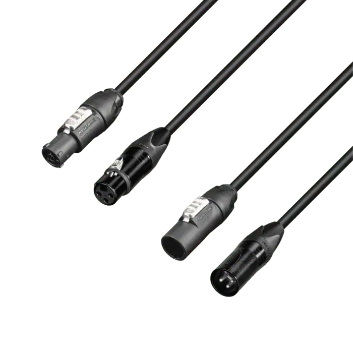 Cavo Ibrido Adam Hall 5 STARHTCOND0150 PowerconXLR DMX Combinati Alimentazione E Segnale Da 15mt 1
