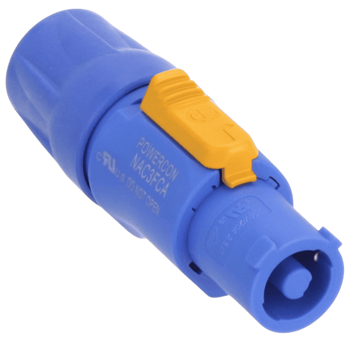 Connettore Volante Neutrik Power Twist In PVC Blu 1
