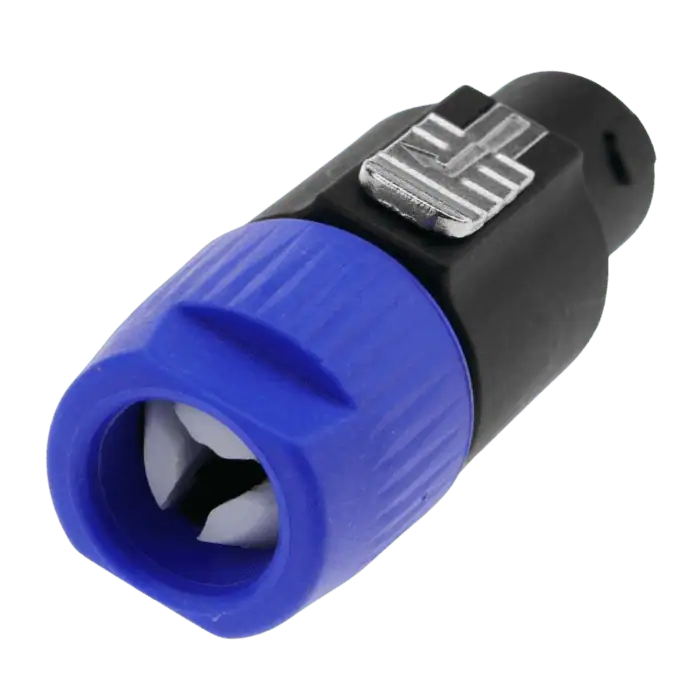 Connettore Volante Speakon A 2 Poli In PVC Nero 2