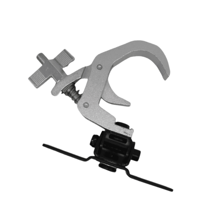 Gancio Aliscaf Selflock Hook A C Da 50 Kg Con Supporto Omega Integrato Per Truss E Teste Mobili 1