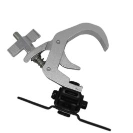 Gancio Aliscaf Selflock Hook a C da 50 kg con supporto omega integrato per Truss e Teste mobili