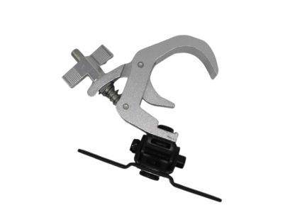Gancio Aliscaf Selflock Hook a C da 50 kg con supporto omega integrato per Truss e Teste mobili
