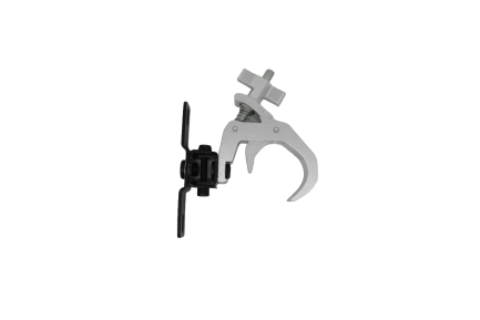 Gancio Aliscaf Selflock Hook a C da 50 kg con supporto omega integrato per Truss e Teste mobili - immagine 3