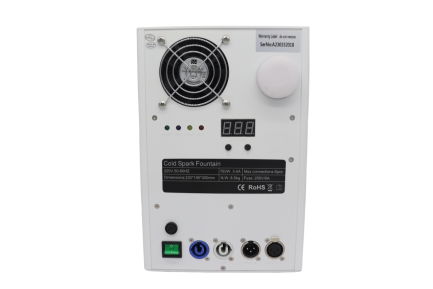 Coppia fontana fredda 750W Limited Edition PRO WHITE Spark Machine con Flightcase NLIGHTING® - immagine 6