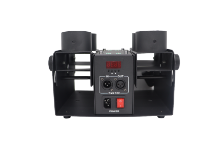 Macchina Sparacoriandoli elettrico confetti cannon a 4 teste DMX 512 con Telecomando - immagine 4