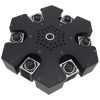 Proiettore luci laser RGB rotante Flower Light 6x10W NLIGHTING - immagine 5