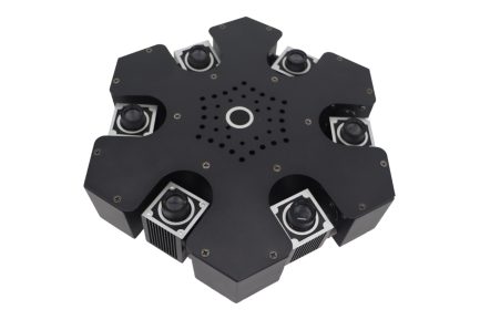 Proiettore luci laser RGB rotante Flower Light 6x10W NLIGHTING - immagine 5