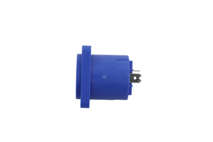 Connettore Volante Speakon da pannello a 4 poli in PVC Blu - immagine 3