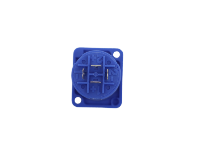 Connettore Volante Speakon da pannello a 4 poli in PVC Blu - immagine 5