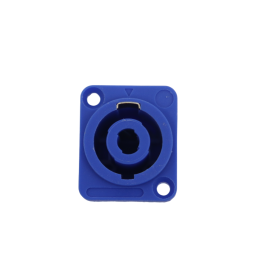 Connettore Volante Speakon da pannello a 4 poli in PVC Blu