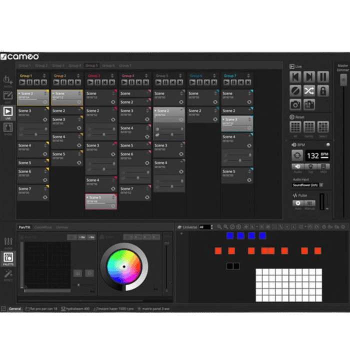 Interfaccia Software Cameo Light DVC Da USB A DMX Con 512 Canali Per Computer 4