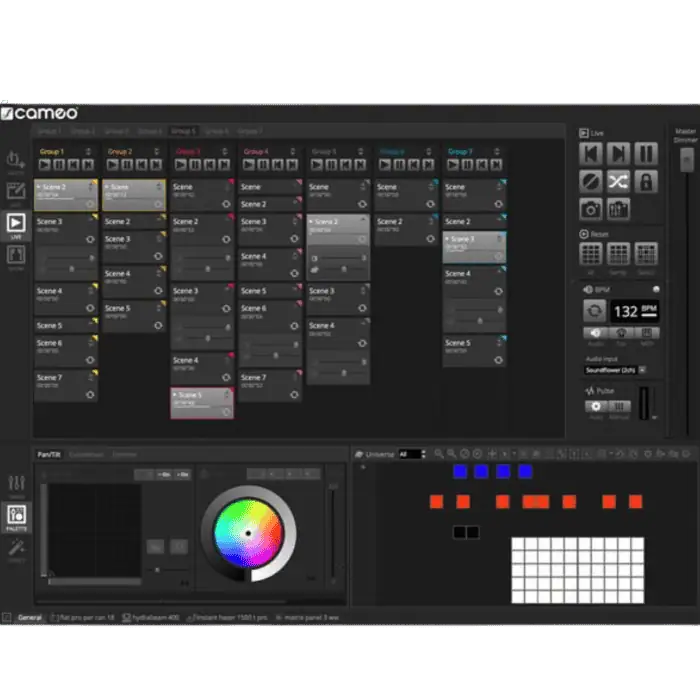 Interfaccia Software Cameo Light DVC Da USB A DMX Con 512 Canali Per Computer 4