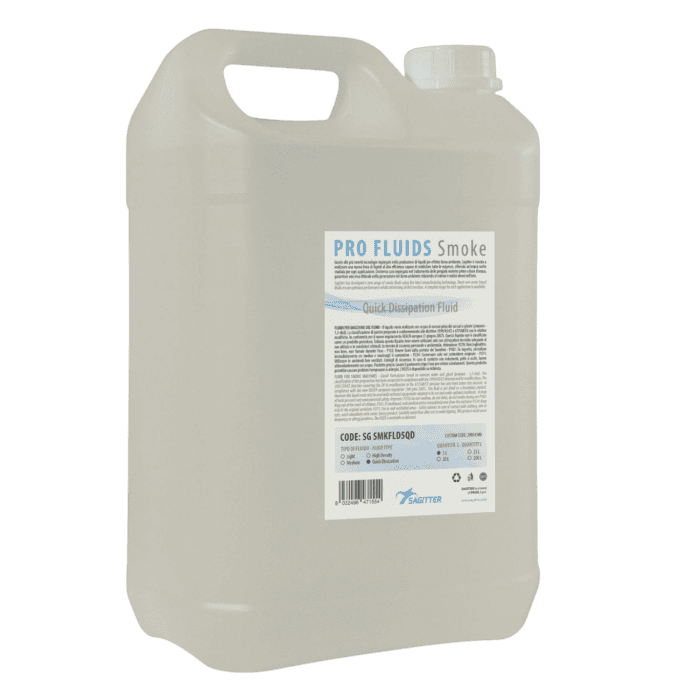 Liquido Sagitter SG SMKFLD5QD Quick Dissipation Per Ricarica Macchine Del Fumo