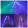 Proiettore luci laser RGB rotante Flower Light 6x10W NLIGHTING - immagine 7