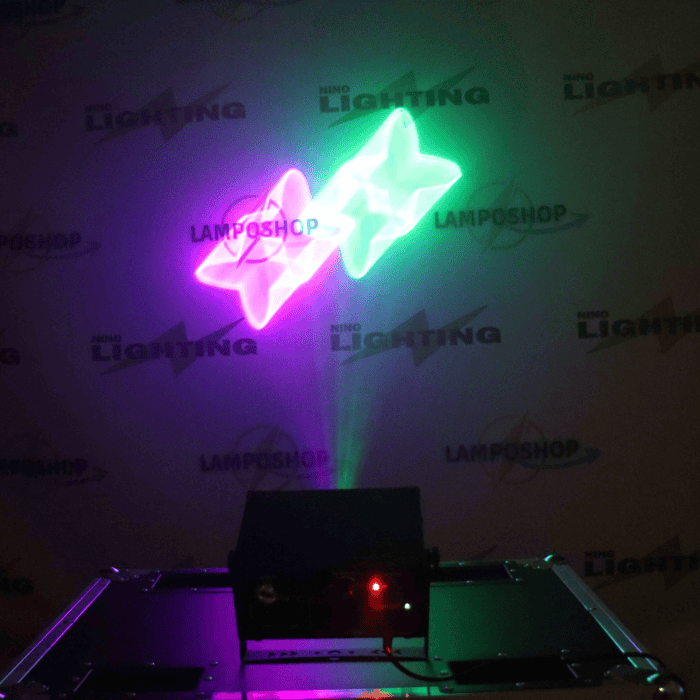 Proiettore Laser 1W 4in1 Con Numerose Proiezioni Luce Animation Laser Light 3
