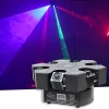 Proiettore luci laser RGB rotante Flower Light 6x10W NLIGHTING