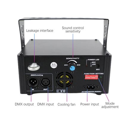 Proiettore Laser 1W 4in1 con numerose proiezioni luce animation laser light - immagine 3