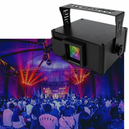 Proiettore Laser 1W 4in1 con numerose proiezioni luce animation laser light - immagine 4