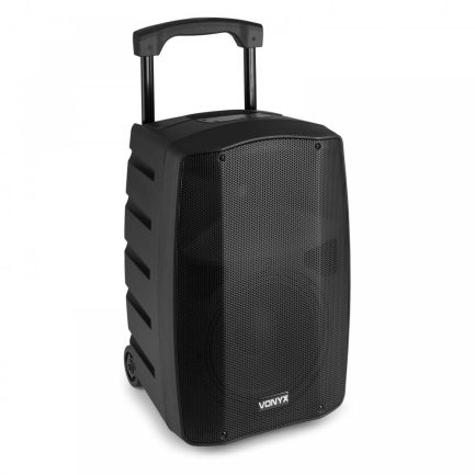 Cassa Karaoke Professionale Bluetooth VONYX VSP200 diffusore attivo a batteria con 2 microfoni wireless - immagine 2