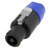 Connettore Volante Speakon a 2 poli in PVC Nero
