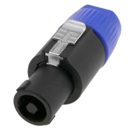Connettore Volante Speakon a 2 poli in PVC Nero