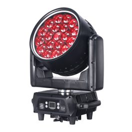 Coppia Teste Mobili Wash 19x40W LED RGBW IP65 Alta luminosità top di gamma Wisdom Line Pro complete di Flightcase