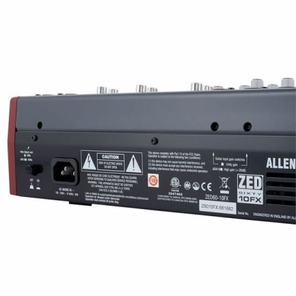 Mixer ALLEN & HEATH ZED60-10 FX a 10 canali per DJ con Multieffetto DSP - immagine 4