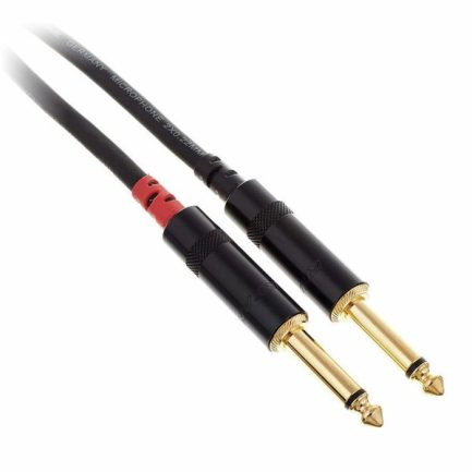 Cavo audio Cordial CFY 3 WPP con 2 Jack 6,35 e Mini Jack 3,5 stereo da 3 mt per strumenti musicali - immagine 3