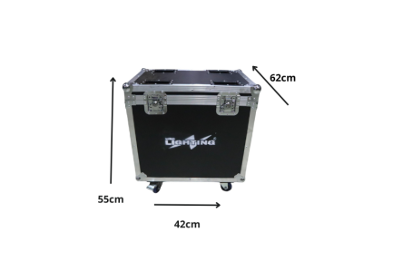 Coppia Teste Mobili MINI Beam 230W PROFESSIONAL 7R con prisma pattern rainbow FlightCase NLIGHTING® - immagine 9