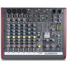 Mixer ALLEN & HEATH ZED-10 FX a 10 canali per DJ con Multieffetto DSP