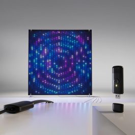 Telo pannello luminoso TWINKLY LIGHTWALL con luci LED RGB espandibile con Trolley