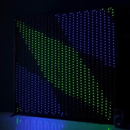 Telo pannello luminoso TWINKLY LIGHTWALL con luci LED RGB espandibile con Trolley - immagine 4