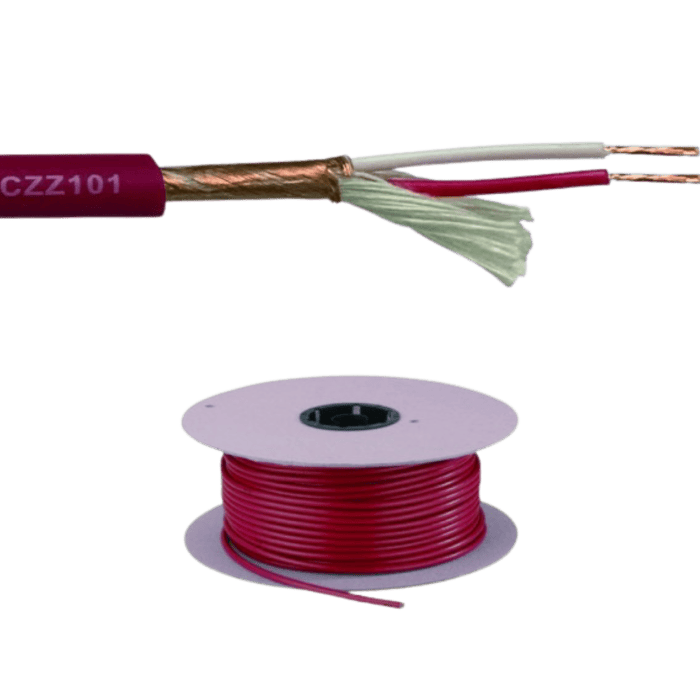 Bobina Cavo Microfonico ZZIPP MCZZ101RT In Rame Ofc Da 100mt Alta Qualita