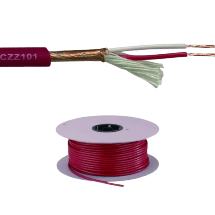 Bobina Cavo Microfonico ZZIPP MCZZ101RT In Rame Ofc Da 100mt Alta Qualita