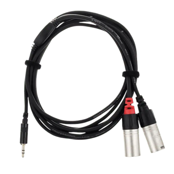 Cavo audio Cordial CFY 3 WMM con XLR e Jack 35 stereo da 3 mt per strumenti musicali 1