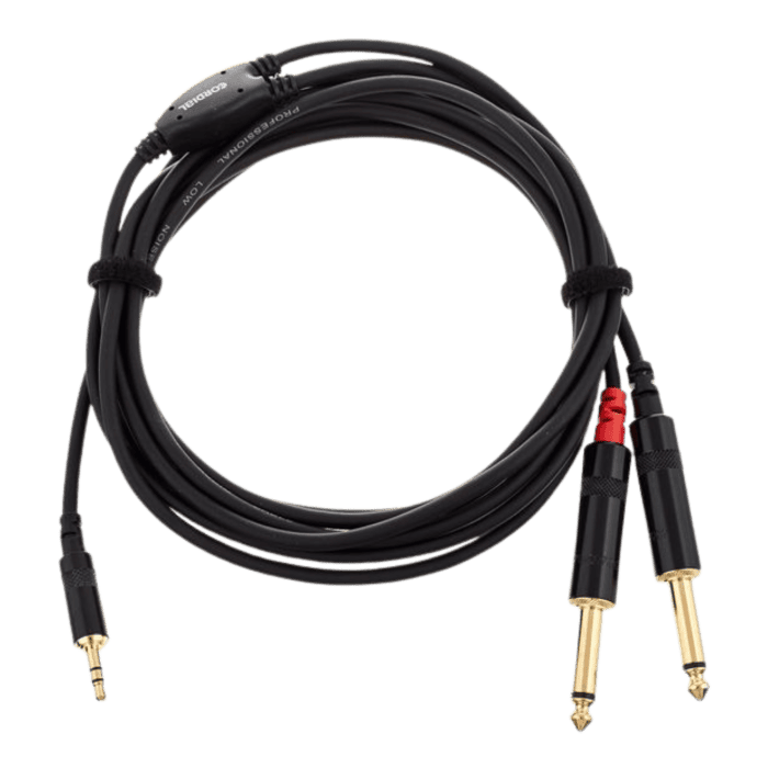 Cavo audio Cordial CFY 3 WPP con 2 Jack 635 e Mini Jack 35 stereo da 3 mt per strumenti musicali 1