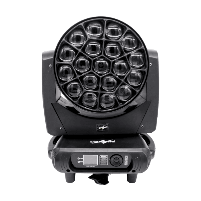 Coppia Testa Mobile LED 19x40W RGBW Wash New Model Bee Eye Zoom 2