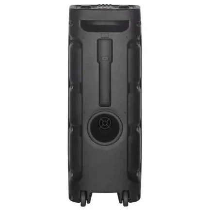 Cassa stereo Bluetooth RGB 3000W portatile usb con 2 microfoni e telecomando - immagine 3